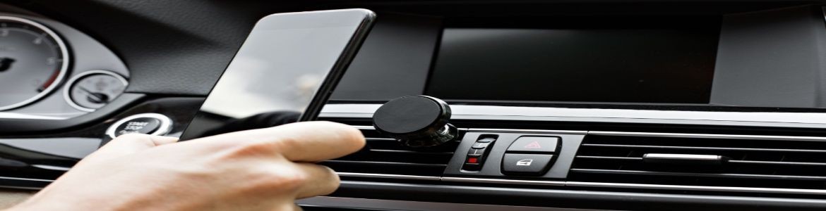 Soporte para móvil en el coche
