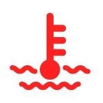 temperatura líquido refrigerante símbolo averías coche